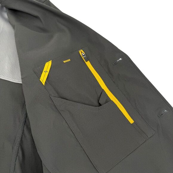 Eddie Bauer Men's Ultimate Voyager 3 Button Travex Travel Blazer Gray 46T - Picture 4 of 12